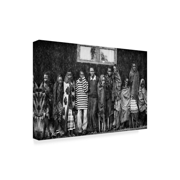 Goran Jovic 'Rain Shelter' Canvas Art,12x19